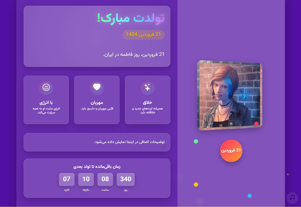 کیک تولد